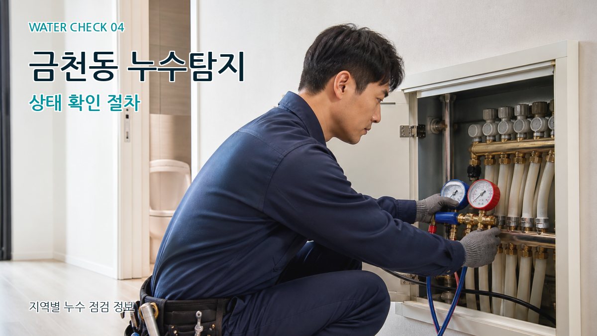 금천동 누수탐지 누수탐지 이미지
