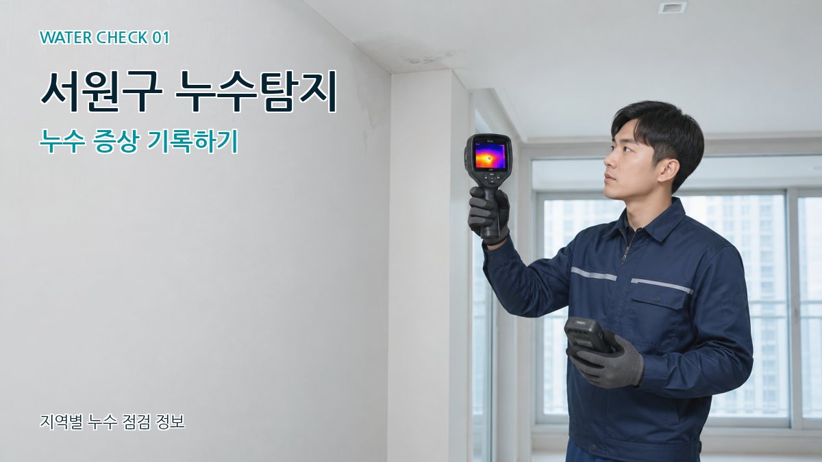 서원구 아파트누수 누수탐지 이미지