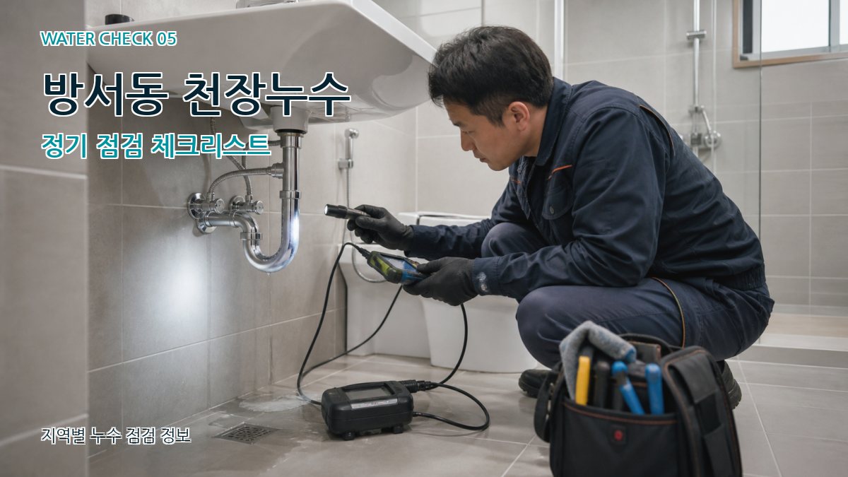 방서동 누수공사 누수탐지 이미지